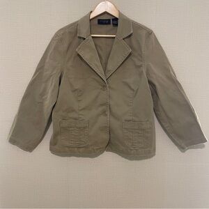 Riveted by Lee khaki blazer/jacket. Size large